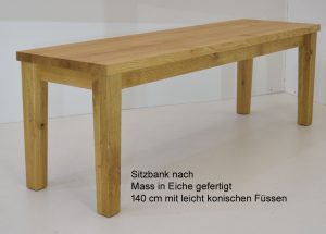 Sitzbank zu Beizentisch